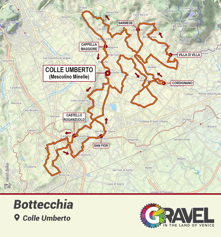 Mappa Bottecchia