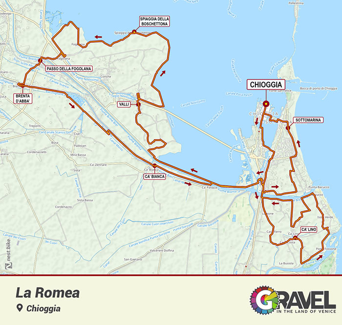 Mappa La Romea